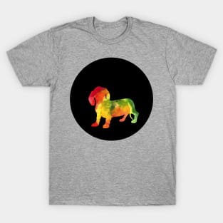 Dachshund - Jungle Silhouette T-Shirt